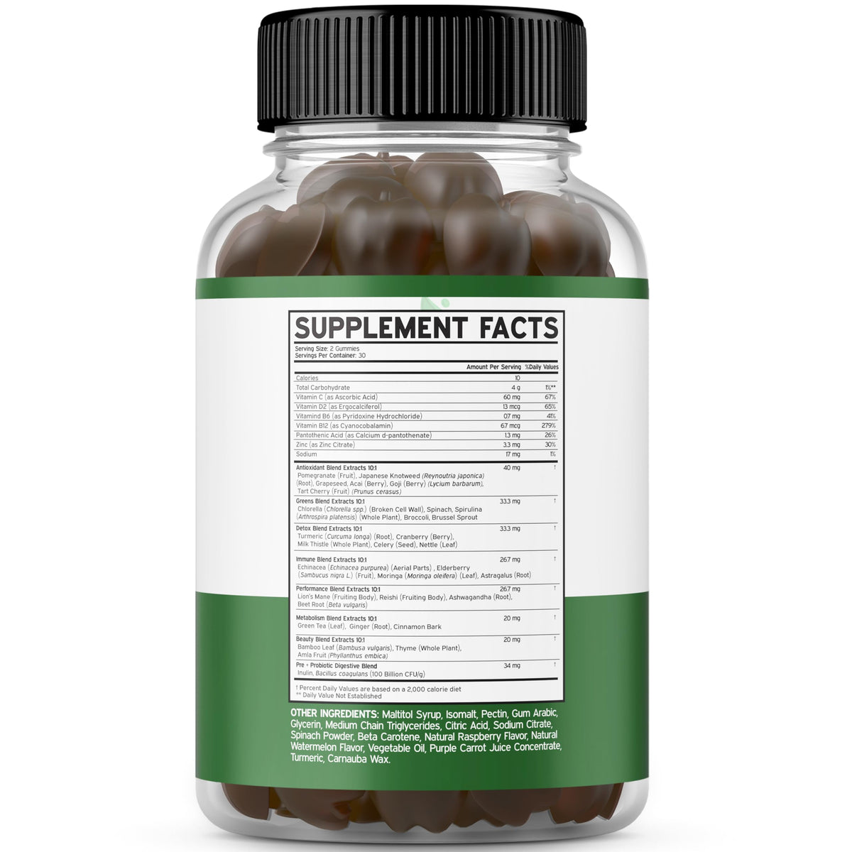 Fruit and Veggies Supplement (120 Gummies) - Premium Sugar-Free Superfood Super Green & Fruit Gummies for Adults - Immunity Support for Men & Women - Non GMO, Vegan Safe & Made in USA DORADO NUTRITIONBuy Supplements Australia