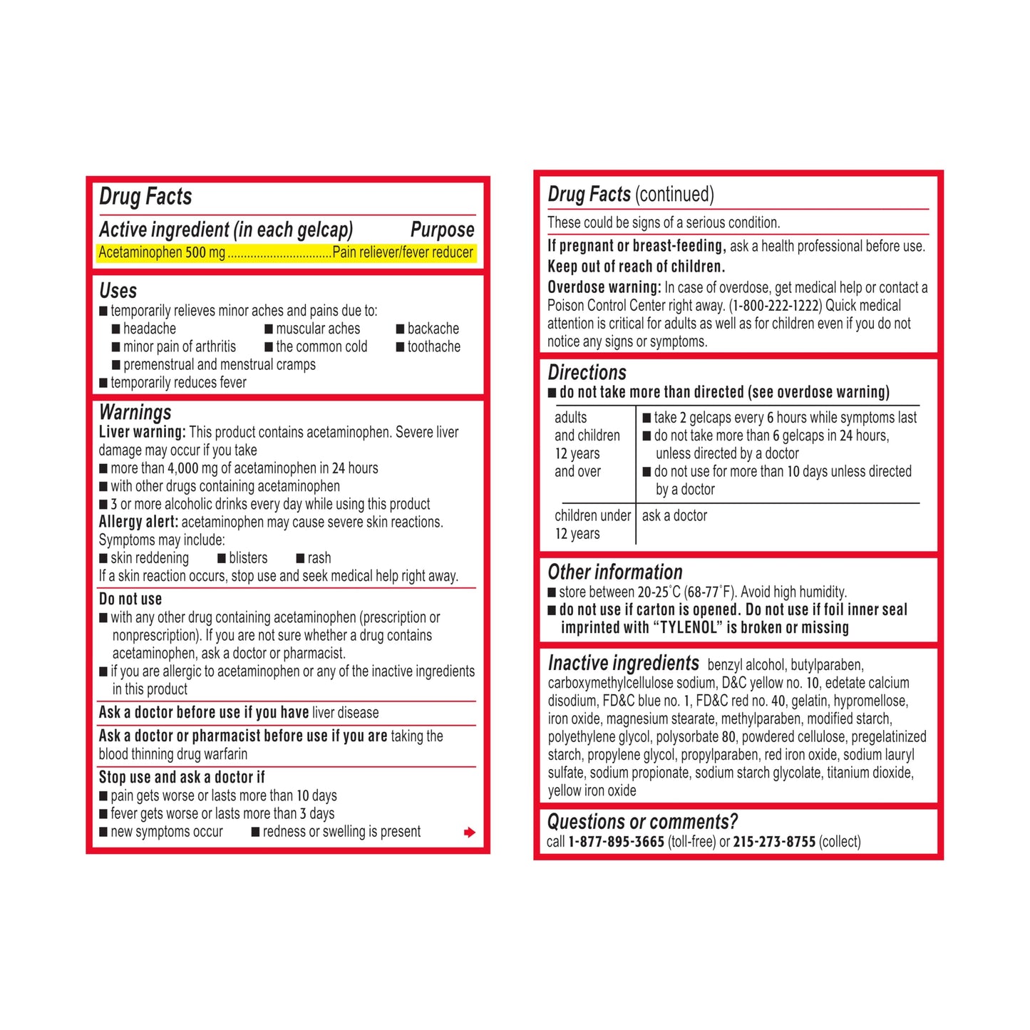 Tylenol Extra Strength Acetaminophen Rapid Release Gels, Fast, Strong Pain Relief, Fever Reducer, 500 mg Gelcaps with Laser‑Drilled Holes for Fast Release, OTC Medicine, 100 Count Tylenol buy supplements Au