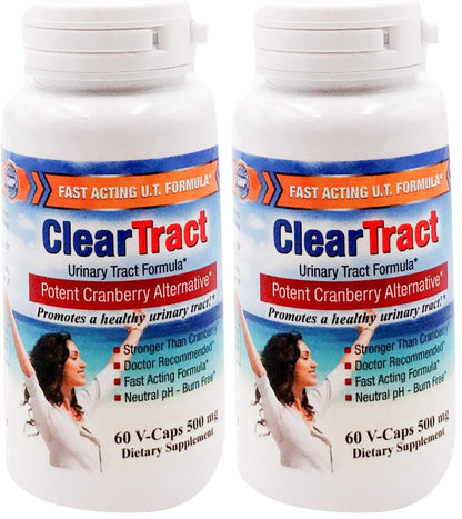 Cleartract D-Mannose Formula Capsules, 500 Mg, 60 Count