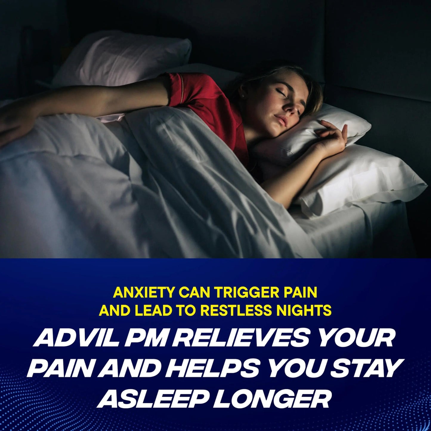 Advil PM Pain Reliever and Nighttime Sleep Aid, Pain Medicine with Ibuprofen for Pain Relief and Diphenhydramine Citrate for A Sleep Aid - 120 Coated Caplets (Pack of 2) AdvilBuy Supplements Australia