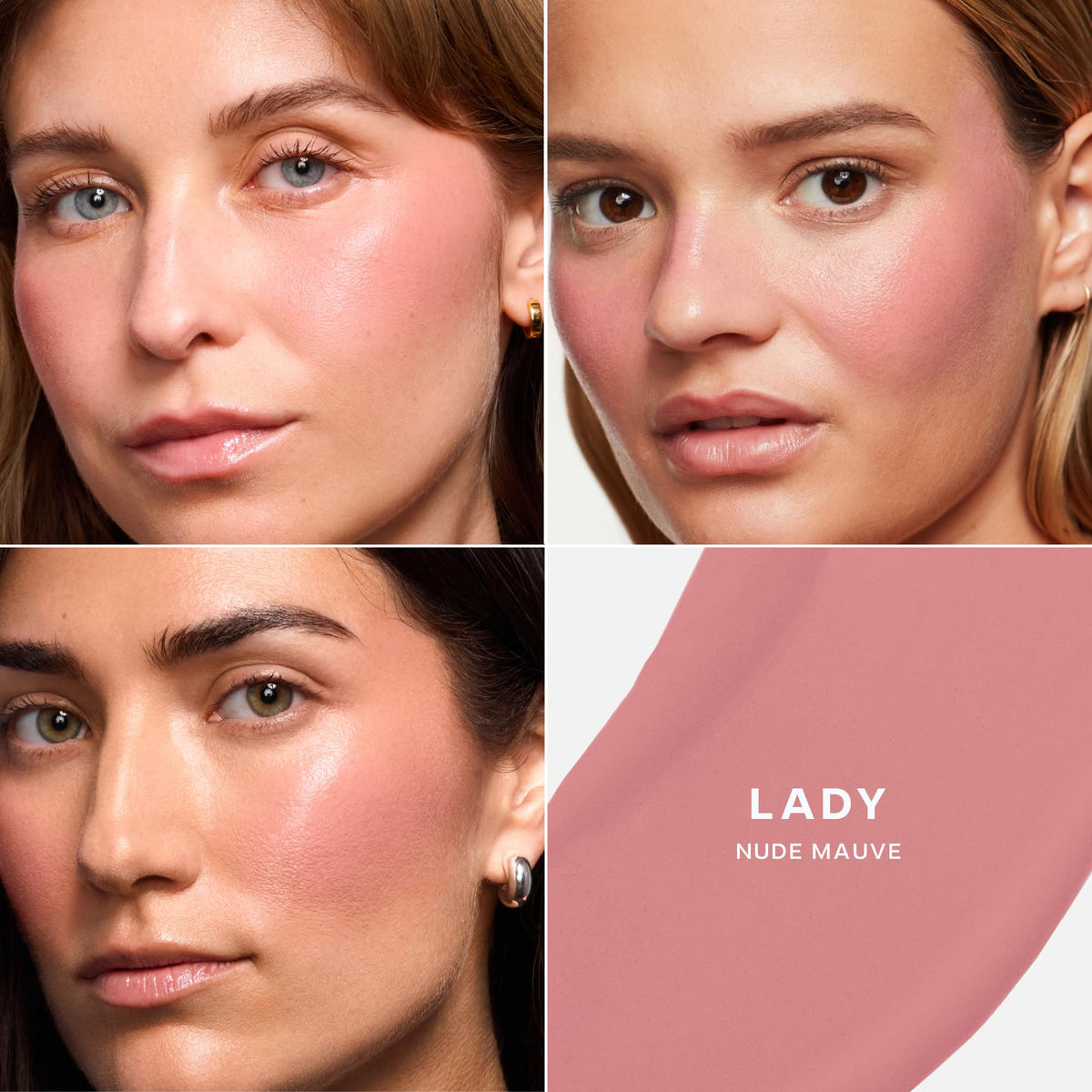 Saie Dew Liquid Blush for Cheeks - Hydrating Cream Blush Stick with a Blendable + Buildable Formula - Skincare Infused Dewy Cheek Tint for a Natural Flush - Glowy Makeup Essential - Lady (.40 oz) SaieBuy Supplements Australia