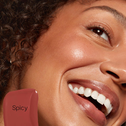 Saie Cheek Flush Duo - Dew Liquid Blush (.40 oz, Spicy), SuperSuede Baked Powder Blush (.01 oz, Ciao) - Layerable, Skin-Nourishing Blushes for a Seamless Radiant Finish SaieBuy Supplements Australia