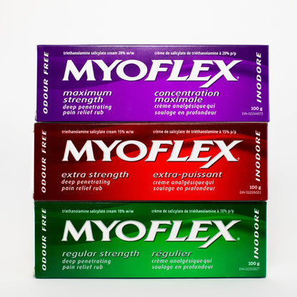 Myoflex Pain Relief Rub | Odourless | Provides Deep Penetrating Relief of Muscle Soreness & Joint Pain | Menthol Free | Stain Free | Non-Greasy | Great for Ages 2+ | 100 Grams (Maximum Strength) MyoflexBuy Supplements Australia