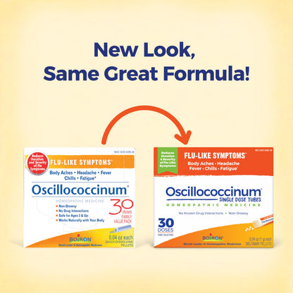 Boiron Oscillococcinum for Relief from Flu-Like Symptoms of Body Aches, Headache, Fever, Chills, and Fatigue - 30 Doses Boiron buy supplements Au