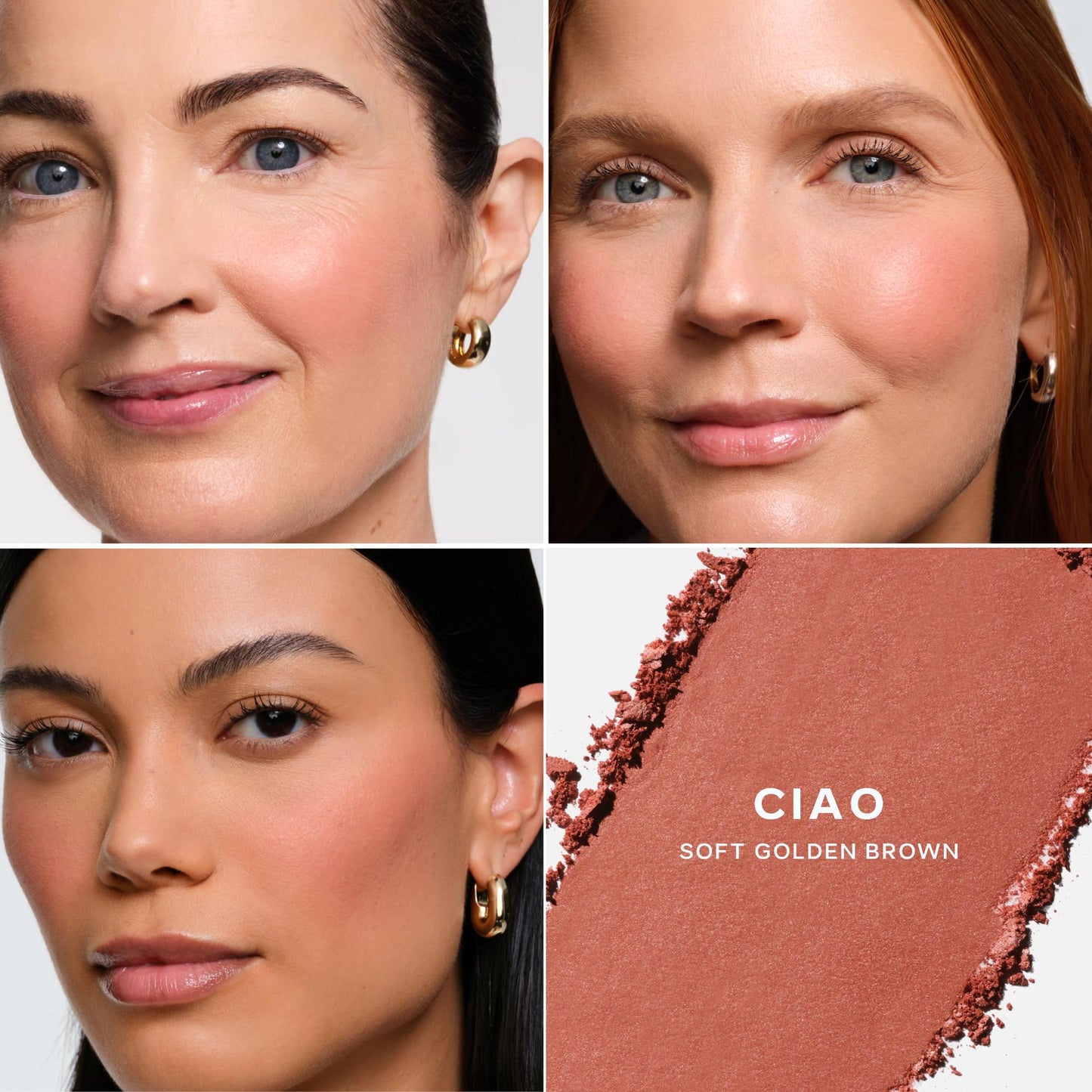 Saie Cheek Flush Duo - Dew Liquid Blush (.40 oz, Spicy), SuperSuede Baked Powder Blush (.01 oz, Ciao) - Layerable, Skin-Nourishing Blushes for a Seamless Radiant Finish SaieBuy Supplements Australia