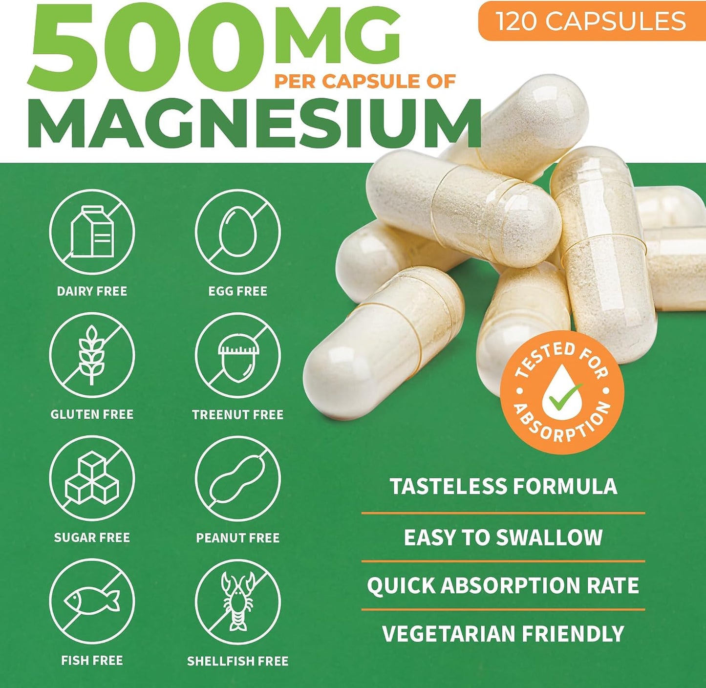 ForestLeaf Riboflavin & Magnesium Migraine Supplement - Riboflavin 400mg for Headache Relief - Ultimate Magnesium Bundle with B2 Vitamin 400mg for Headache Migraine Relief Capsules