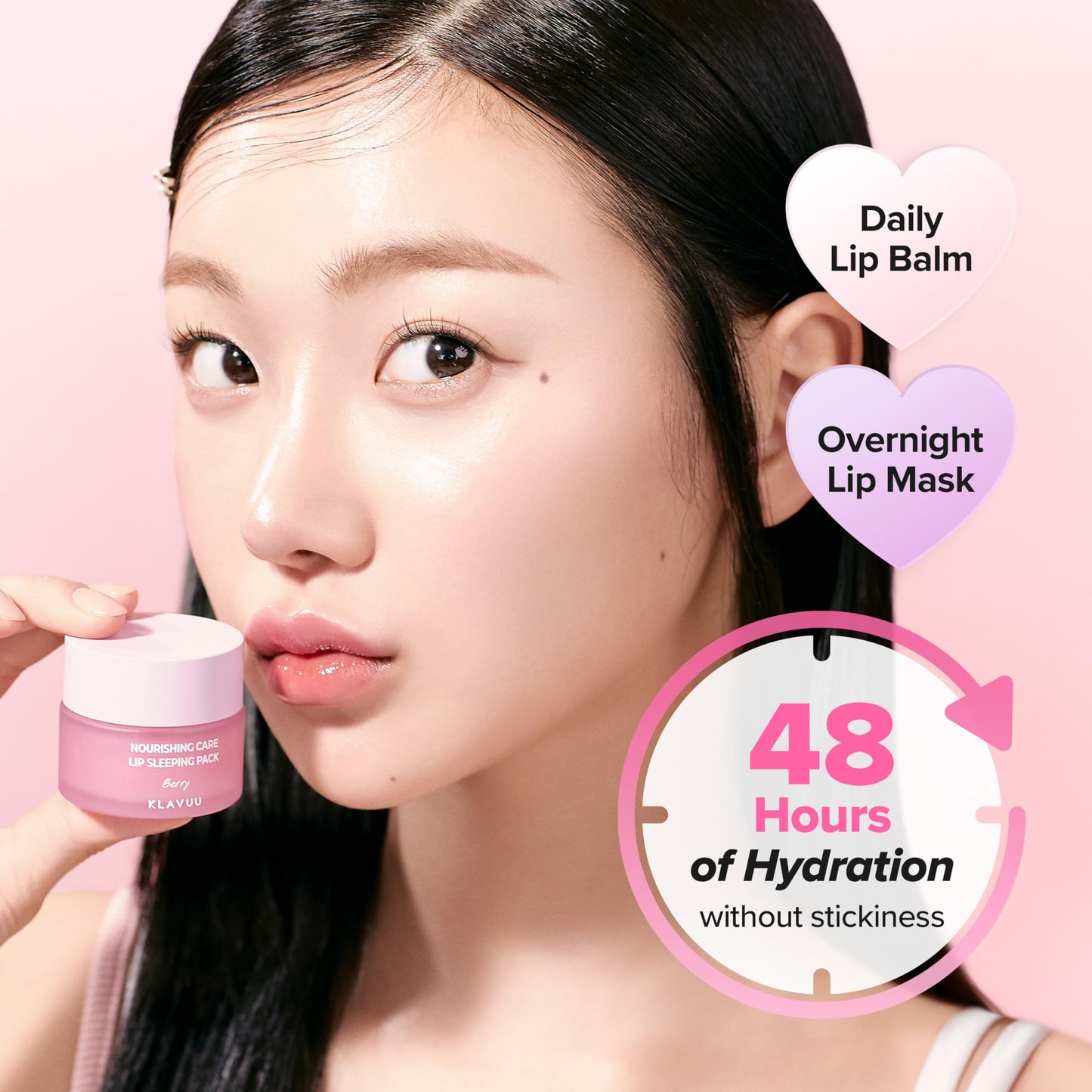 Klavuu Lip Mask Sleeping Pack (0.7oz) – Overnight Deep Hydrating Korean Lip Balm Treatment for Very Dry, Chapped Lips | Lip Lightening & Plumping with Instant Hydration | Gentle Exfoliating (Berry) KLAVUUBuy Supplements Australia