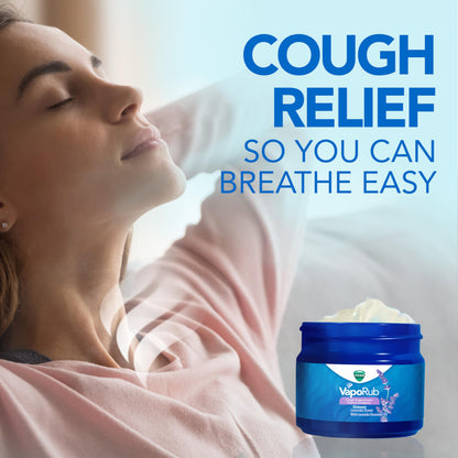 Vicks VapoRub, Lavender Scent, Cough Suppressant, Topical Chest Rub & Analgesic Ointment, Medicated Vicks Vapors, Relief from Cough Due to Cold, Aches & Pains, 1.76oz Vicks buy supplements Au