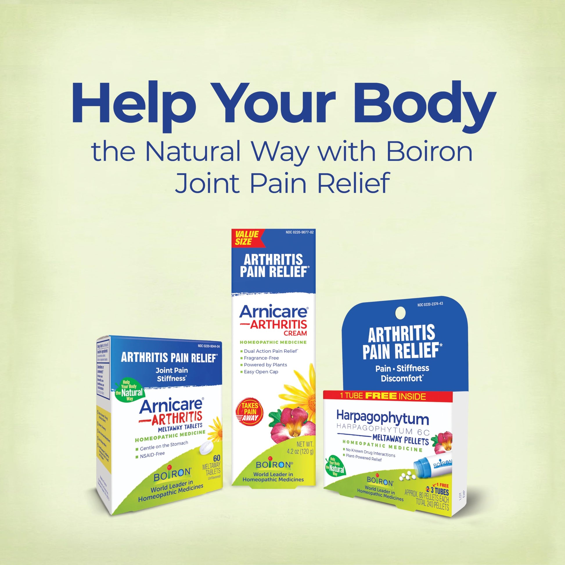 Boiron Arnicare Arthritis Cream for Pain Relief of Knees, Hands, Wrists, Elbows, Joints & Muscles – Quickly Absorbed & Fragrance-Free – 4.2 oz BoironBuy Supplements Australia