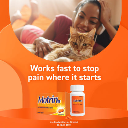 Motrin IB Ibuprofen 200mg Tablets, Ibuprofen Pain & Fever Reliever for Headache, Backache, Muscular Aches, Menstrual Pain & Minor Arthritis Pain, Over-The-Counter NSAID Medicine, 225 ct Motrin buy supplements Au