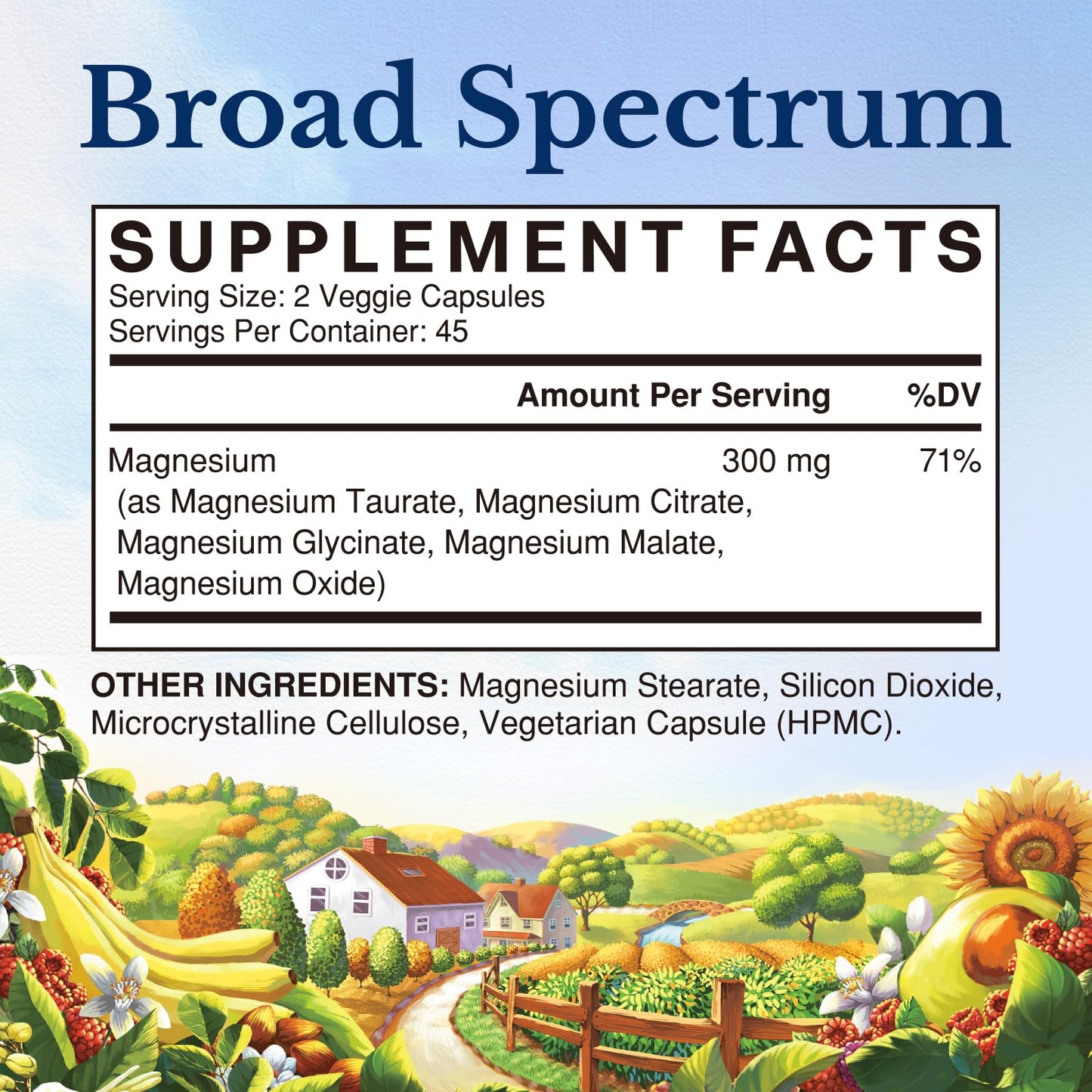 Vitalitown Magnesium Complex Supplement | 300mg Elemental Mag | Magnesium Citrate Glycinate Taurate Malate | Non-GMO, No Gluten, 90 Vegan Magnesio Capsules for Bone Brain Heart Vitalitown buy supplements Au