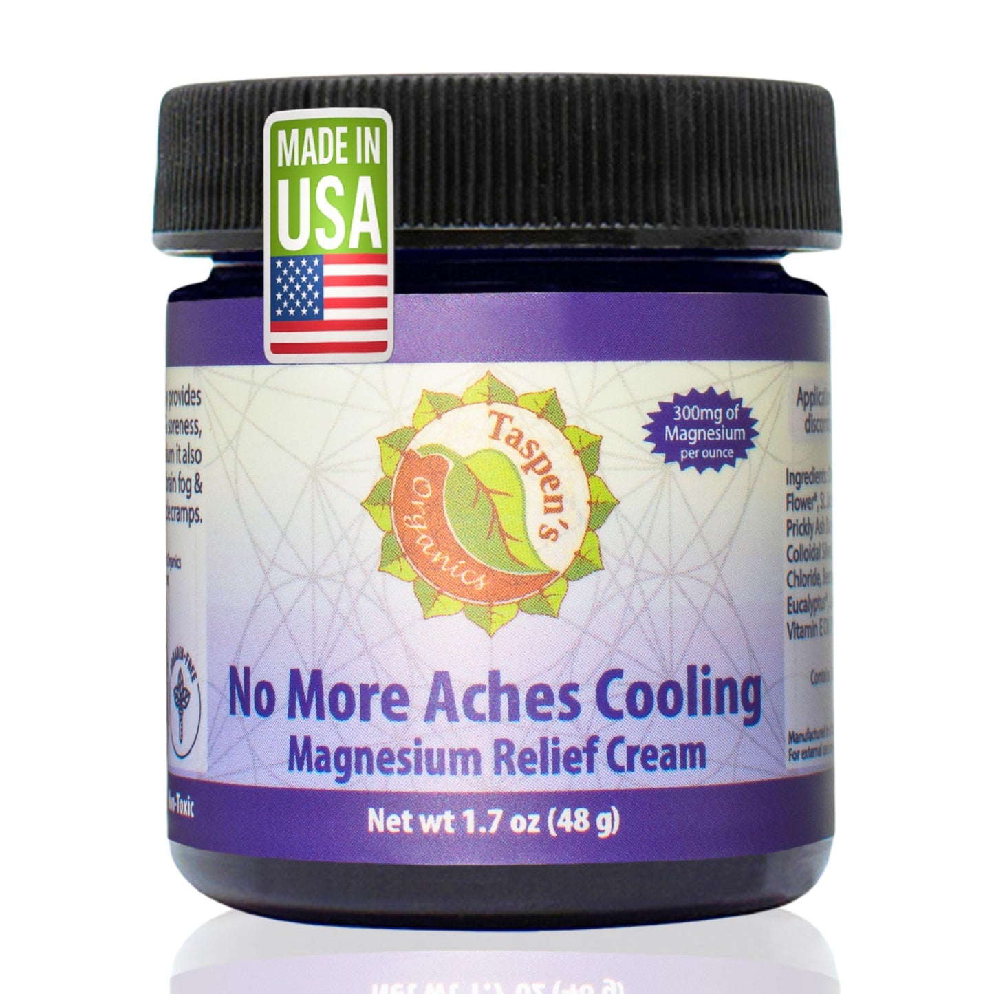 Taspen’s Organics Magnesium No More Aches Cooling Cream – Topical Magnesium Cream for Muscle Relief, Sore Muscles & Post-Workout Recovery with Arnica, Herbs & Essential Oils Taspen's OrganicsBuy Supplements Australia