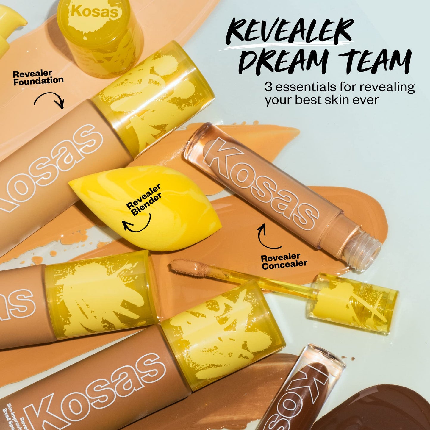 Kosas Revealer Liquid Foundation SPF 25 – Medium Buildable Coverage, Hydrating Natural Glow Finish, Medium Neutral 220 KosasBuy Supplements Australia