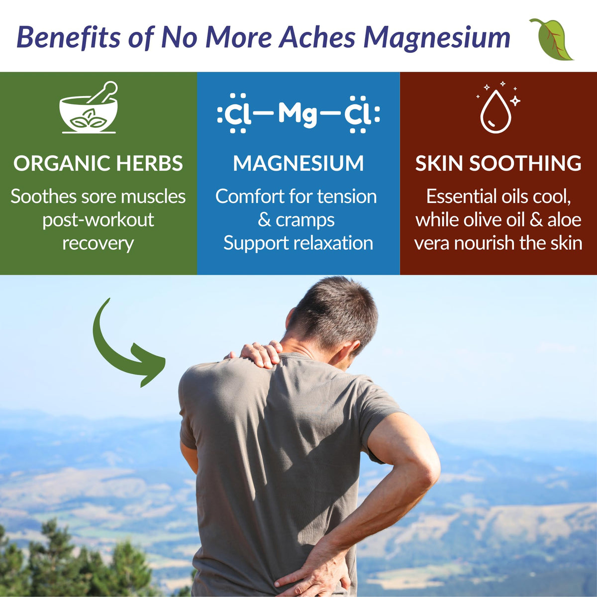 Taspen’s Organics Magnesium No More Aches Cooling Cream – Topical Magnesium Cream for Muscle Relief, Sore Muscles & Post-Workout Recovery with Arnica, Herbs & Essential Oils Taspen's OrganicsBuy Supplements Australia