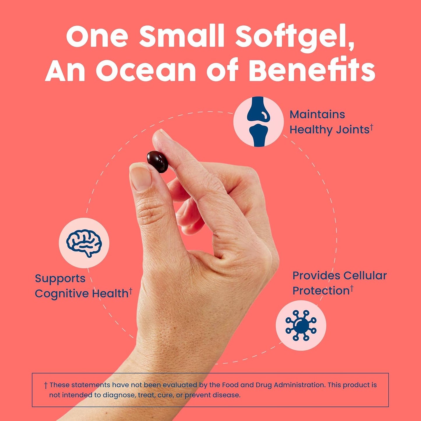 NativePath Antarctic Krill Oil 500mg, Omega-3, 60 Softgels | Wild-Caught, Astaxanthin, EPA & DHA Phospholipid-Bound, Supports Circulatory, Brain & Joint Health