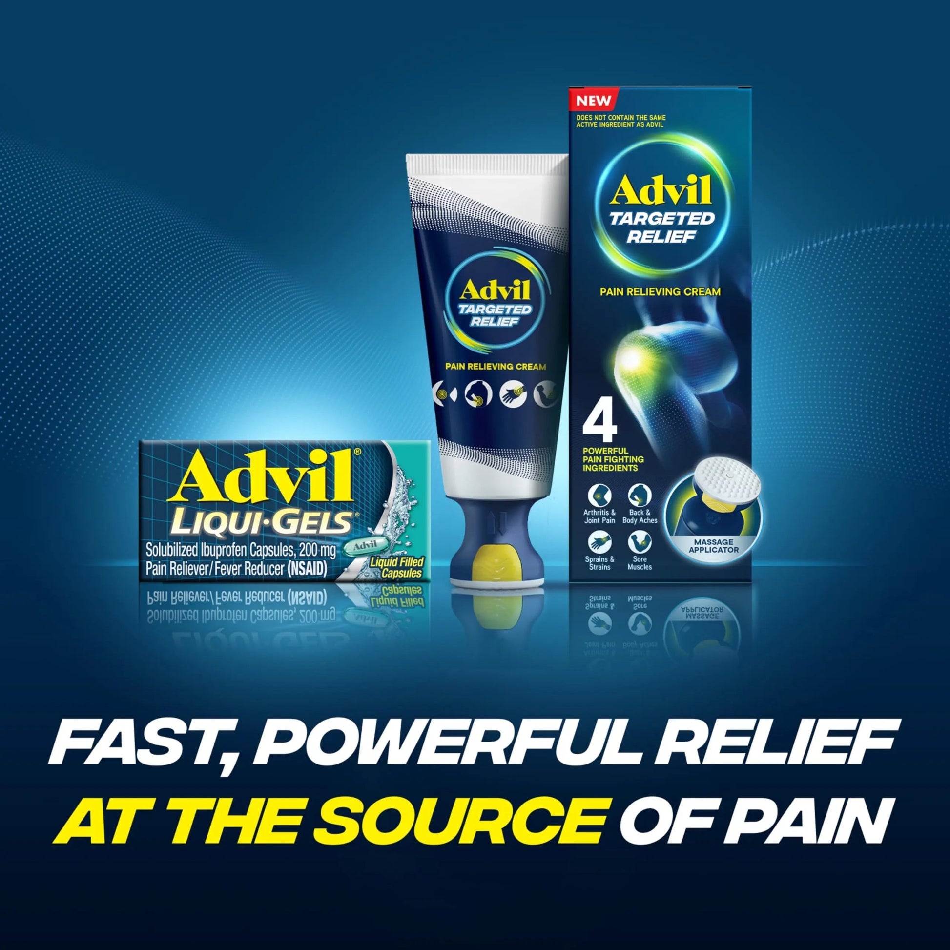 Advil Liqui-Gels Pain Reliever and Fever Reducer, Pain Medicine for Adults with Ibuprofen 200mg for Headache, Backache, Menstrual Pain and Joint Pain Relief - 180 Liquid Filled Capsules AdvilBuy Supplements Australia