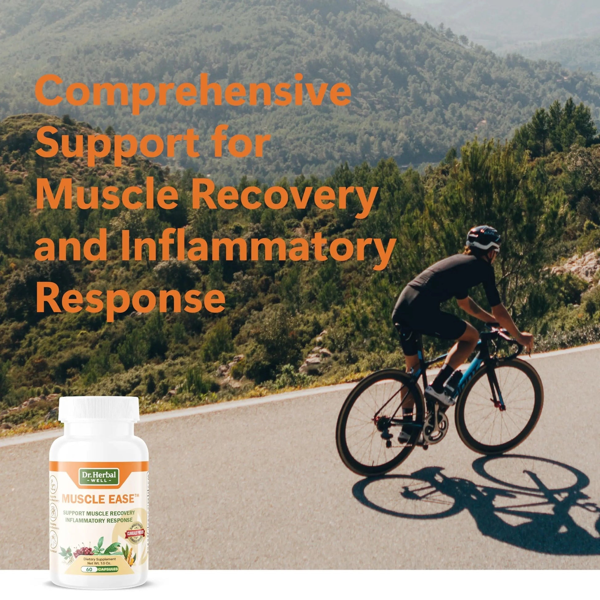 DR.HERBAL WELL Muscle Ease - Joint, Muscle & Nerve Support Fast Acting Relax Comfort Recovery Natural Herbal Supplement - (60 Capsules) MAX-Strength DR. HERBAL WELLBuy Supplements Australia