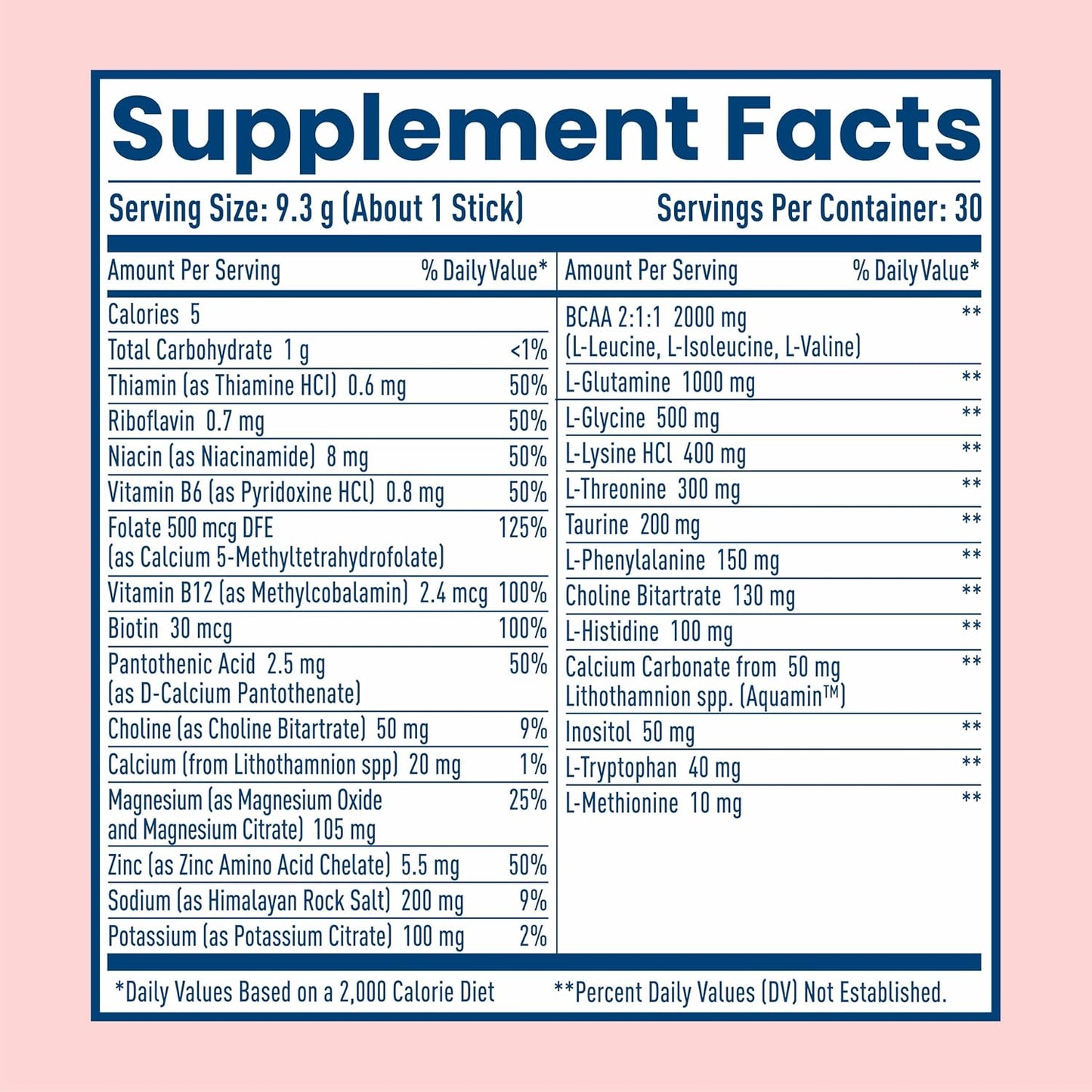 NativePath Hydrate Electrolyte Stick Packs, Mixed Berry, 30 Count | Single-Serve Sticks, 14 Vitamins & Minerals, 9 Aminos & 2000mg BCAAs, Zero Sugar, Hydration, Keto