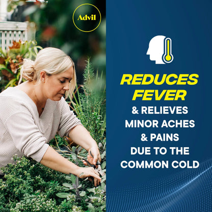 Advil Pain Reliever and Fever Reducer, Pain Relief Medicine with Ibuprofen 200mg for Headache, Backache, Menstrual Pain and Joint Pain Relief - 300+24 Coated Tablets AdvilBuy Supplements Australia