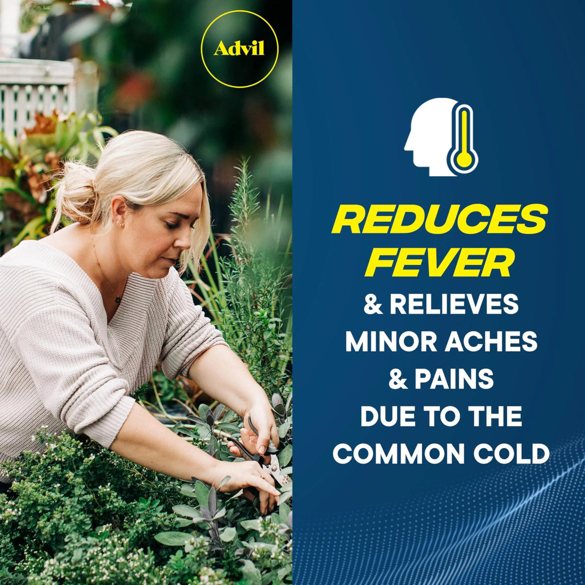Advil Pain Reliever and Fever Reducer, Pain Relief Medicine with Ibuprofen 200mg for Headache, Backache, Menstrual Pain and Joint Pain Relief - 100 Coated Tablets AdvilBuy Supplements Australia