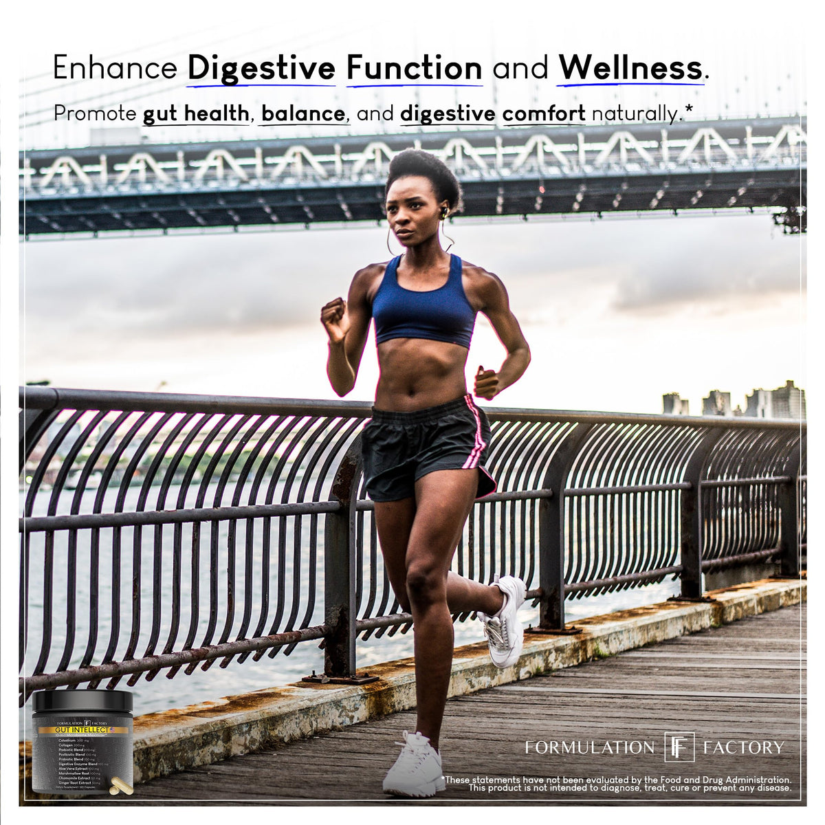 Formulation Factory Probiotics for Women & Men - Gut Intellect 10-in-1 Digestive Enzymes with Prebiotics and Postbiotics - Total Gut Health Supplement - 120 Capsules, 2 Month Supply Formulation Factory buy supplements Au