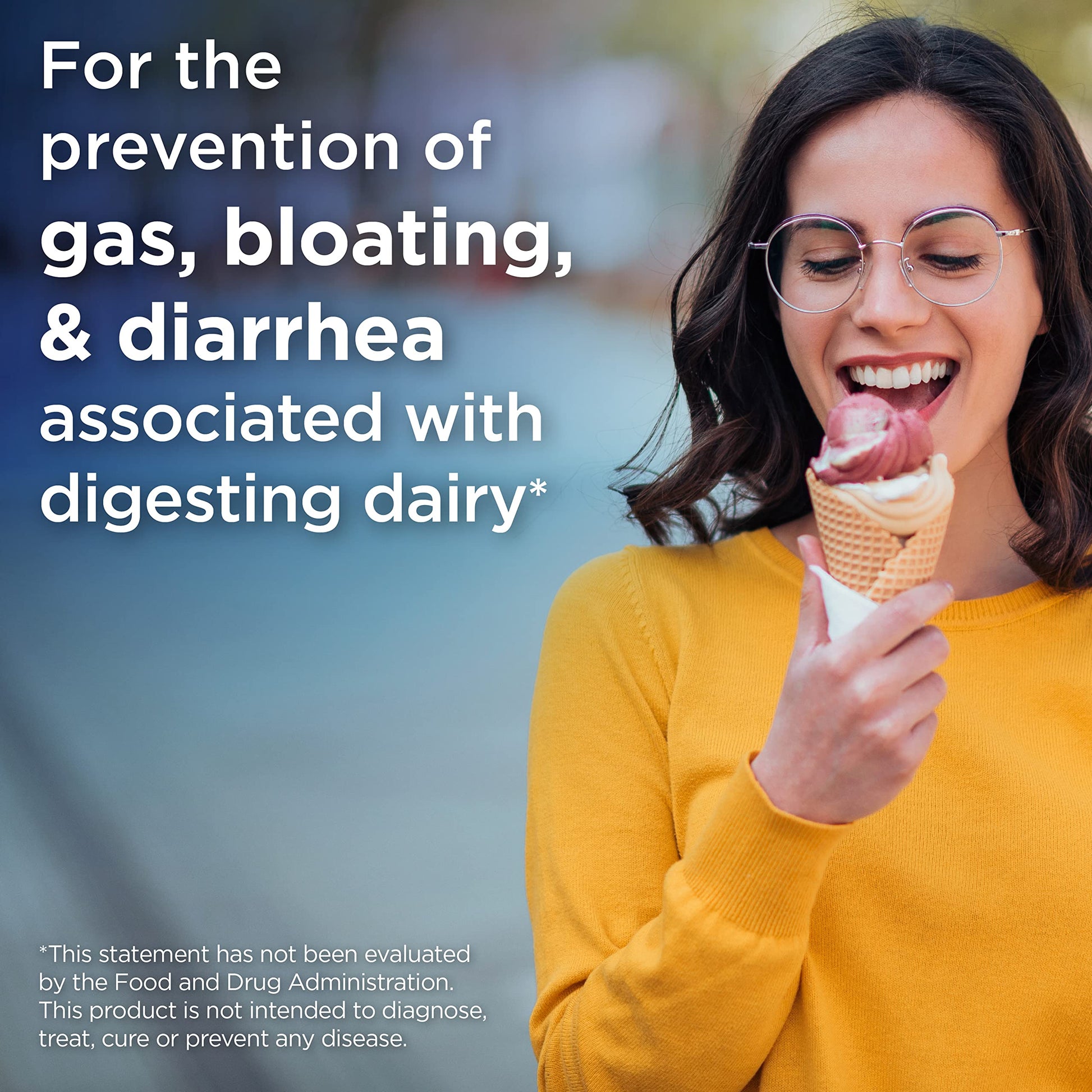 Lactaid Original Strength Lactose Intolerance Pills, 9000 FCC Natural Lactase Enzyme Dairy Relief Caplets, Helps Prevent Gas, Bloating & Diarrhea Due to Lactose Sensitivity in Adults & Kids, 120 Count Lactaid buy supplements Au