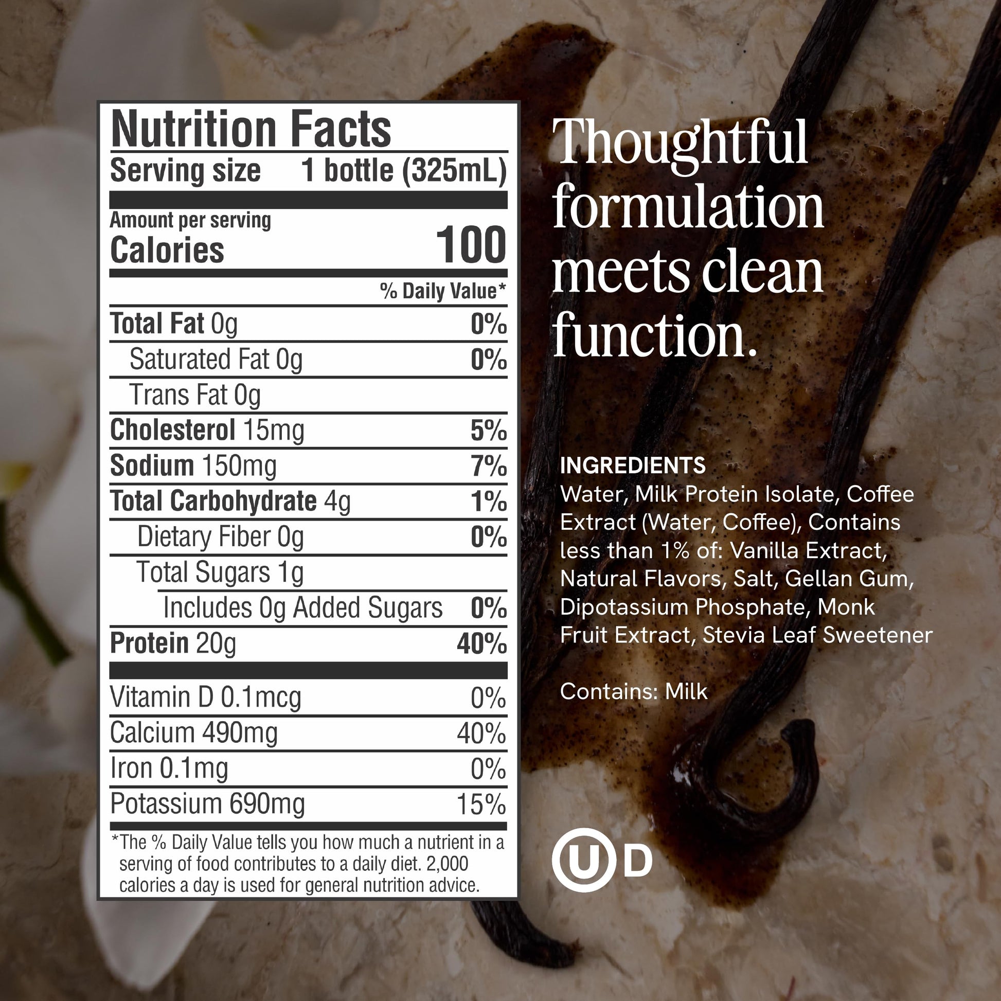 Prés, Protein Coffee, Vanilla, High Protein, Real Cold Brew, 20g Protein, 1g Sugar, 100 Calories, No Added Sugar, Coffee, Protein, Kosher, Soy Free, Nut Free, Non-GMO, Low Carb (12 Pack) PRÉS buy supplements Au