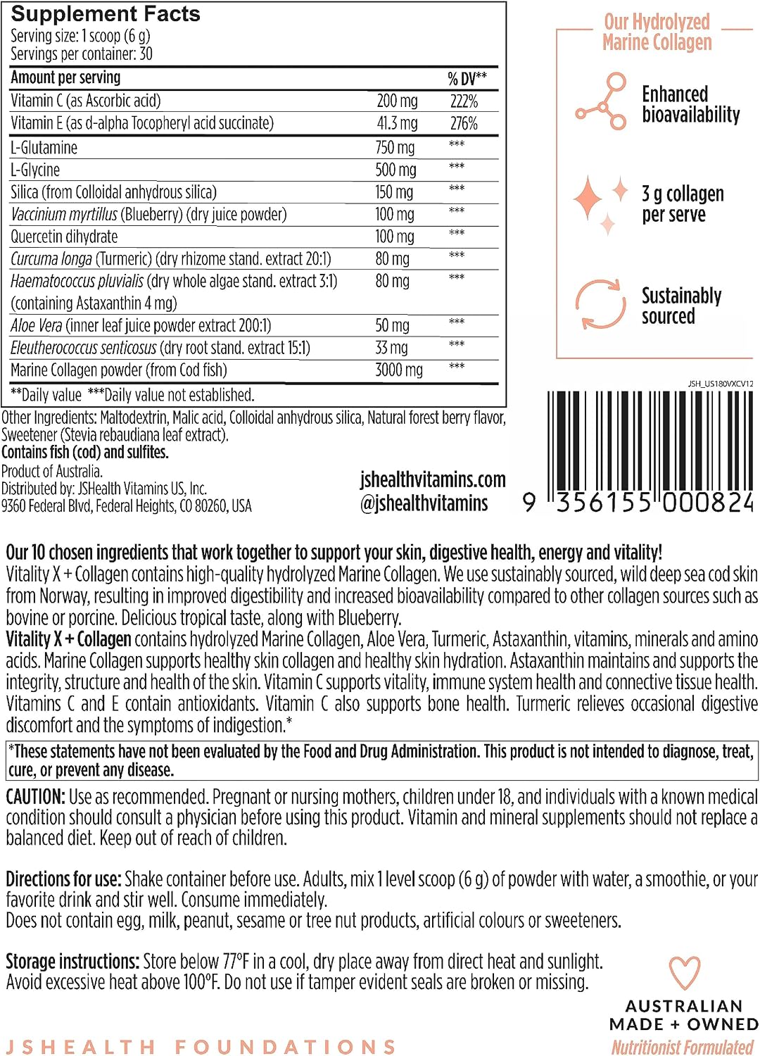JSHealth Vitamins Beauty Favorites Bundle | Includes Hair + Energy Hair Vitamins & Vitality X + Collagen Beauty Powder Supplement