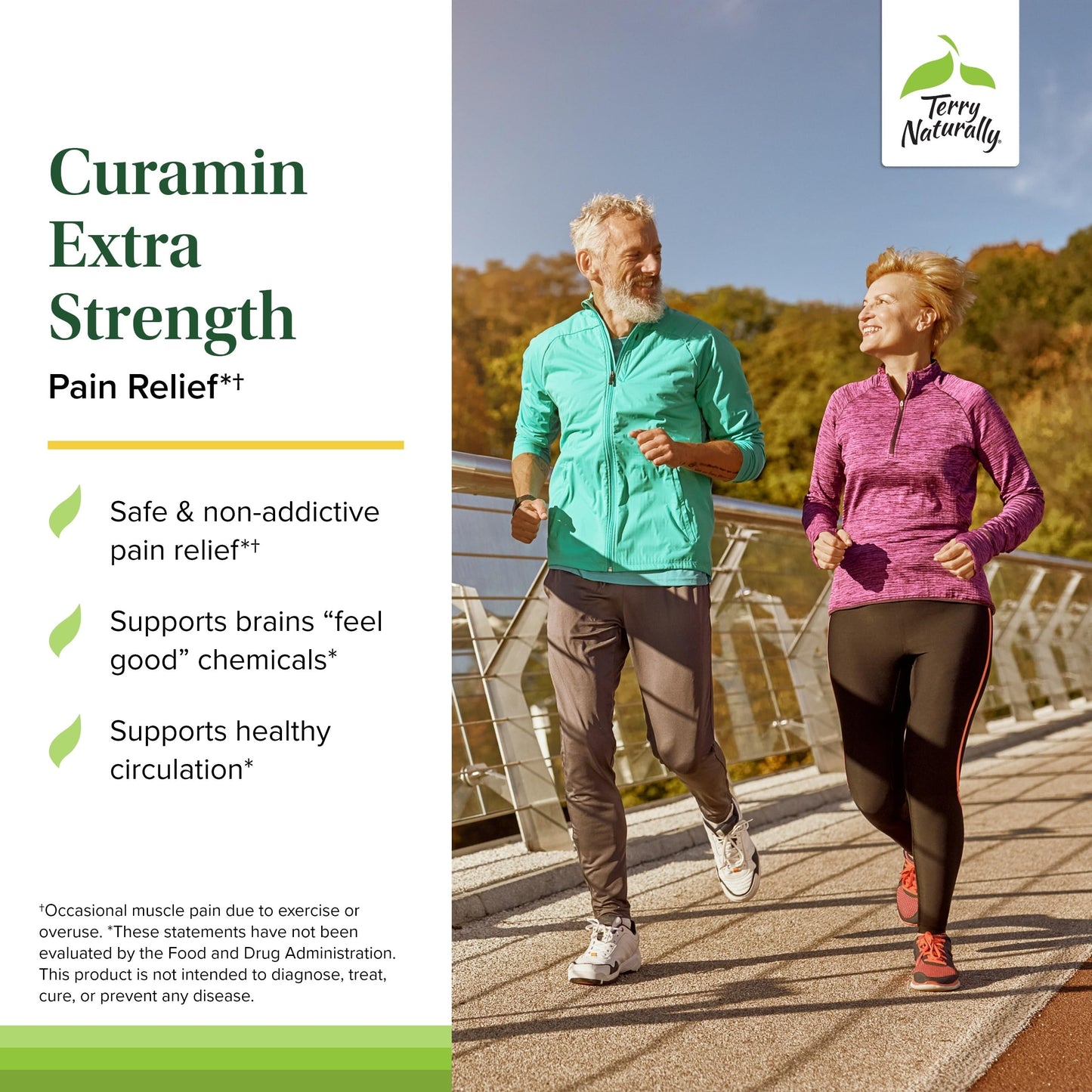 Terry Naturally Curamin Extra Strength - Curcumin & Boswellia for Healthy Circulation Support - Turmeric Supplement to Aid Joints, Muscle Health & Endorphin Production - 120 Tablets (Pack of 2) Terry NaturallyBuy Supplements Australia