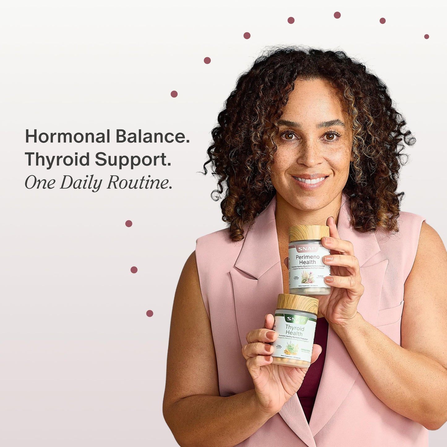 Snap Supplements Perimeno Health Perimenopause Supplements for Women, 60 Ct | Botanical Complex with Shatavari for Hormone Balance and Harmony, Mood and Vitality, Perimenopause Support for Women