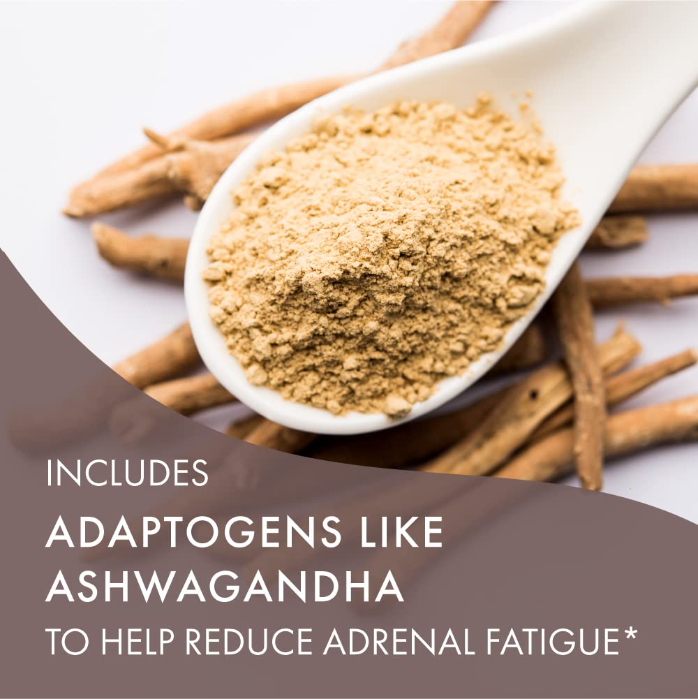 Adrenal Stability by Pure Essence - Adrenal Fatigue Supplement with Ashwagandha, Holy Basil, Supports Healthy Stress Response, Energy, Sleep (30 Caps) - PrimeBioHealth - canada supplements