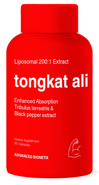 Advanced Bionetix Liposomal Longjack Tongkat Ali Extract Capsules | Powerful Pure Extract | Strength, Drive, Performance & Muscle Mass - PrimeBioHealth - canada supplements