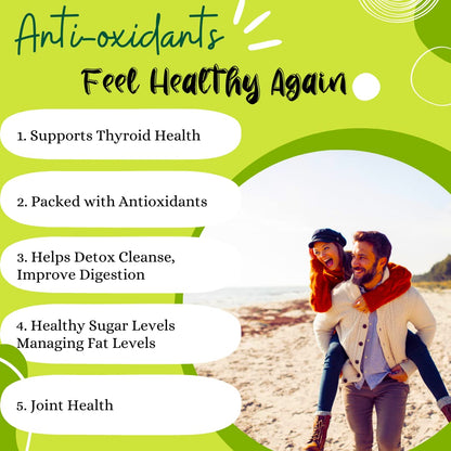 Advanced Bionetix Organic Irish Sea Moss Capsules, Raw Wildcrafted Seamoss Enhanced w/Bladderwrack & Burdock Root Capsules 120 Total Pills Antioxidant Packed. Prebiotic Superfood, Thyroid Support - PrimeBioHealth - canada supplements