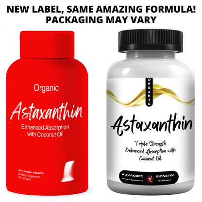 Advanced Bionetix Triple Strength AstaQuil™ Astaxanthin 12mg High Bioavailability Formula, 60 Softgels Organic Coconut Oil for Enhanced Absorption. Powerful Antioxidant for Eye, Joint & Heart Health - PrimeBioHealth - canada supplements