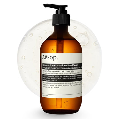 Aesop Resurrection Aromatique Hydrating Hand Wash | Gentle Non-Drying Hand Soap with Mandarin Rind, Rosemary, & Lavender - PrimeBioHealth - canada supplements