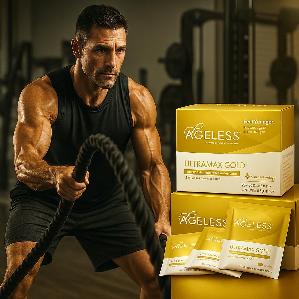 AGELESS™: UltraMAX Gold™ Capsules, HGH Anti-Aging Supplement for Women, Slows Cellular Aging, Supports Immune Health, Smoother Skin Tone and Restorative Sleep, Weight Management, 90 Capsules | Healthy Aging Support, Cellular Energy, Longevity Support, Dai - PrimeBioHealth - canada supplements