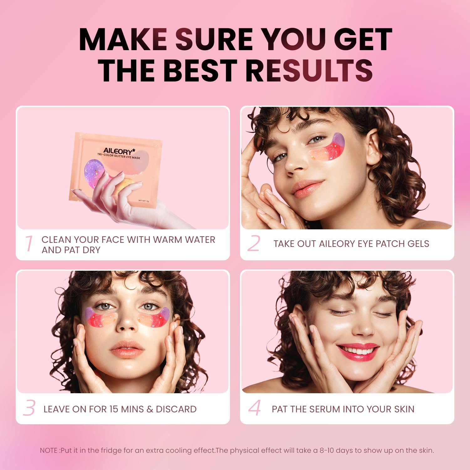AILEORY Under Eye Patches (24 Pairs) - Tri-color Glitter Eye Gel Pads for Dark Circles, Puffy Eyes, Under eye Bags, Wrinkles - PrimeBioHealth - canada supplements