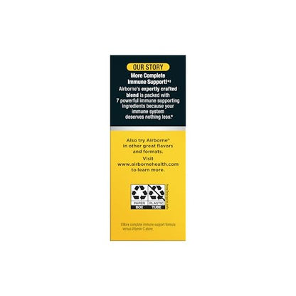 Airborne 1000mg Vitamin C with Vitamin D & Zinc, Sugar Free Multivitamin Immune Support Supplement, Antioxidants Vitamins A C & Vitamin E - PrimeBioHealth - canada supplements