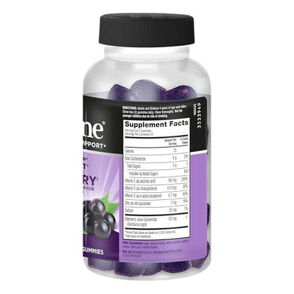 Airborne Elderberry + Zinc & Vitamin C Gummies For Adults, Immune Support Vitamin D & Zinc Gummies With Powerful Antioxidant Vitamins C D & E - PrimeBioHealth - canada supplements