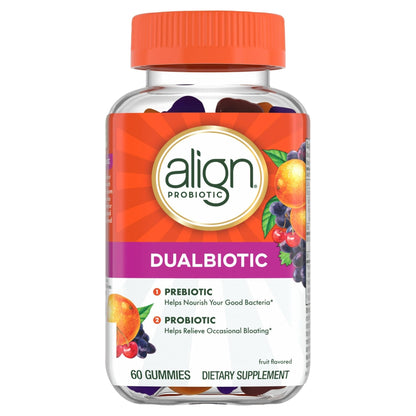 Align Dualbiotic, Prebiotics and Probiotics for Women and Men, Probiotics for Digestive Health, Prebiotics Help Nourish Good Bacteria - PrimeBioHealth - canada supplements