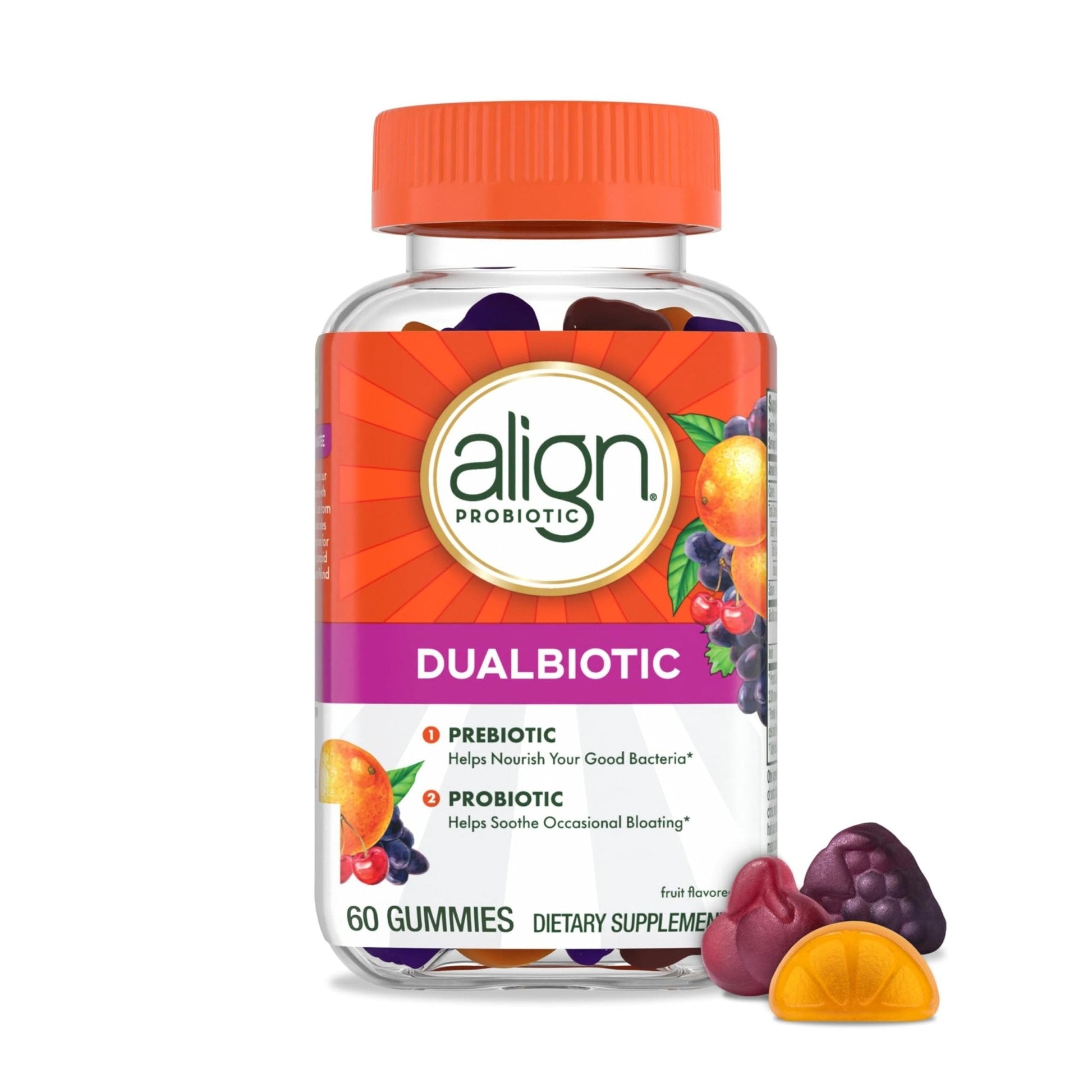 Align Dualbiotic, Prebiotics and Probiotics for Women and Men, Probiotics for Digestive Health, Prebiotics Help Nourish Good Bacteria - PrimeBioHealth - canada supplements
