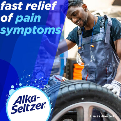 Alka-Seltzer Pain Relief, Aspirin Effervescent Tablets for Fast Pain Relief, 72 Ct - PrimeBioHealth - canada supplements