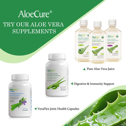 AloeCure Daily Probiotics 10 Billion CFU for Digestive Support 8 Strains, 6 Prebiotics & Enzymes - Digestive Supplement with Bromelain for Women & Men - PrimeBioHealth - canada supplements