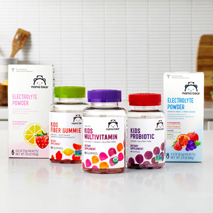 Amazon Brand - Mama Bear Organic Kids Multivitamin Gummies, Berry, Cherry & Orange, 60 Count, 1 Month Supply (Packaging May Vary) - PrimeBioHealth - canada supplements