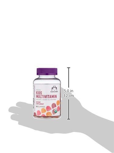 Amazon Brand - Mama Bear Organic Kids Multivitamin Gummies, Berry, Cherry & Orange, 60 Count, 1 Month Supply (Packaging May Vary) - PrimeBioHealth - canada supplements