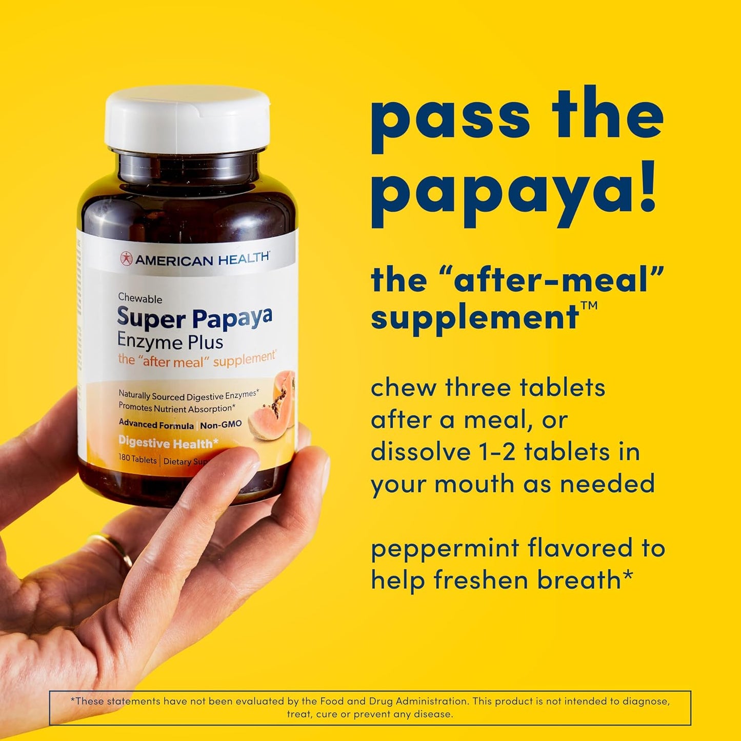 American Health Products Super Papaya Enzyme Plus 360 Tablets - PrimeBioHealth - canada supplements