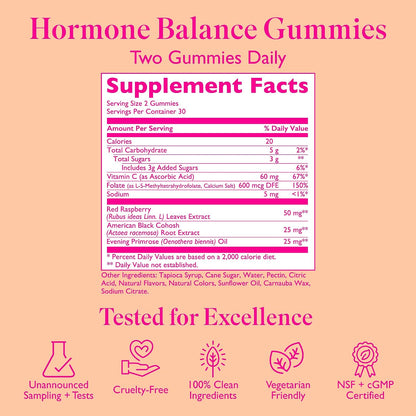 Amy Suzanne Hormone Balance Gummies for Women, 60 Count | Hormone Harmony for Mood, Energy, Occasional Bloat, PMS Comfort, Perimenopause & Menopause Support - PrimeBioHealth - canada supplements