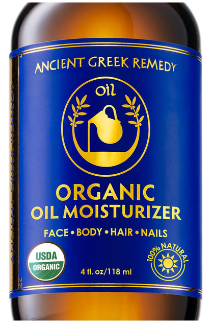 Ancient Greek Remedy Body Oil - Organic After Shower Face Oil & Body Moisturizer for Dry Skin - Almond, Jojoba, Olive, Lavender - PrimeBioHealth - canada supplements