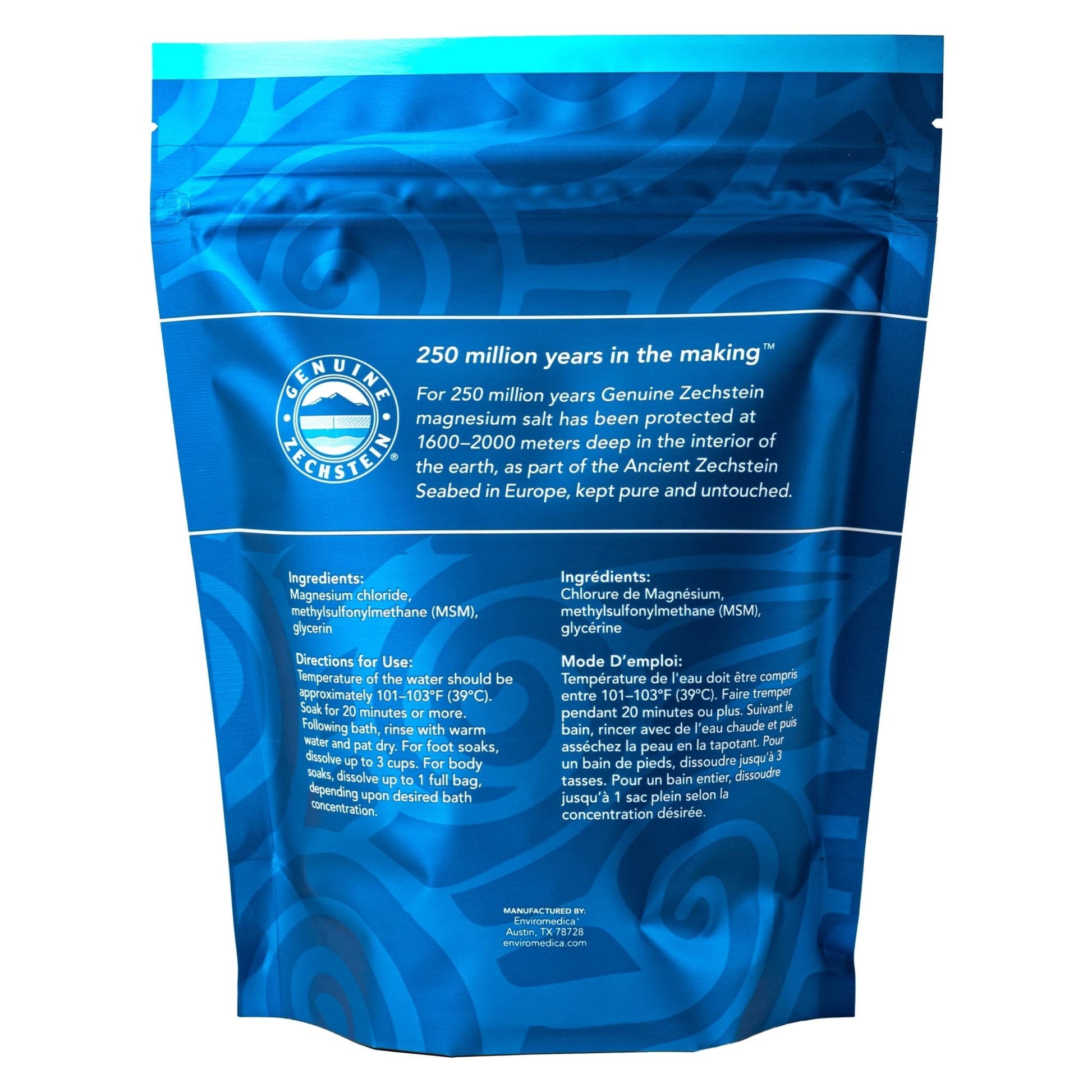 Ancient Minerals Magnesium Bath Flakes Ultra with OptiMSM – Pure Zechstein Magnesium Chloride and Organic Sulfur Bath Salts, - PrimeBioHealth - canada supplements