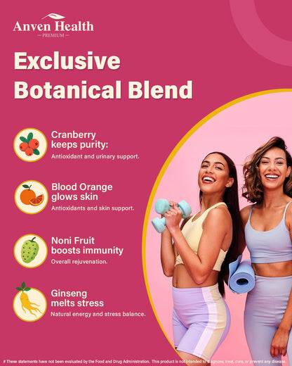 Anven Health Probiotics and Prebiotics for Women pH Balance & Digestion - 60 Billion Vaginal Probiotic with Cranberry & D-Mannose for Gut, Urinary, Immune Health, - PrimeBioHealth - canada supplements